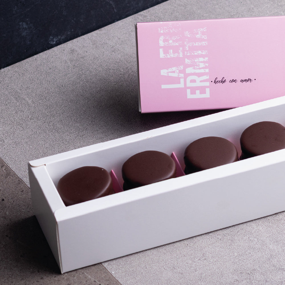 Caja Mini Alfajores Mazapán Bitter 7 UN