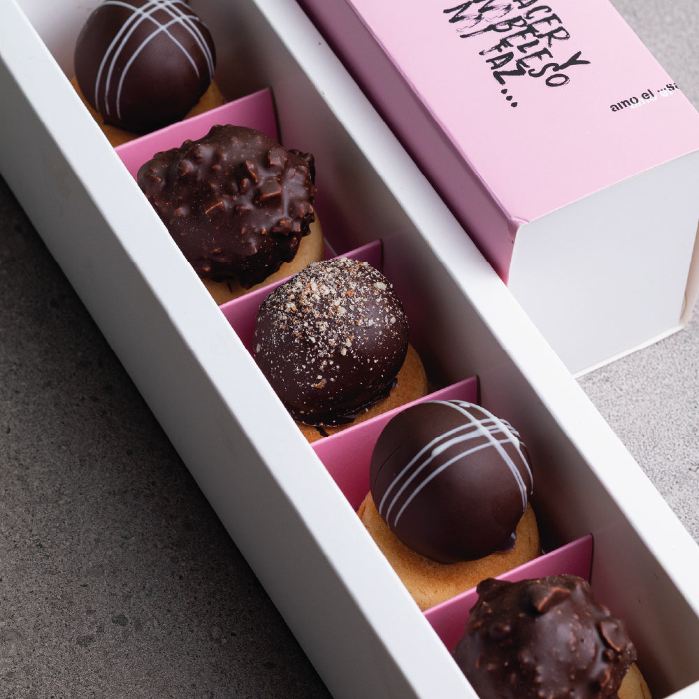 Caja Trufas Chocolate 5 UN