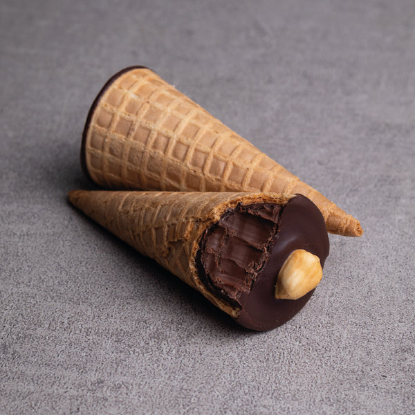 Cono Relleno de Nutella