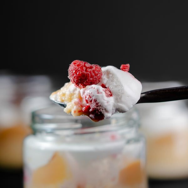 Tres Leches & Frambuesas Naturales